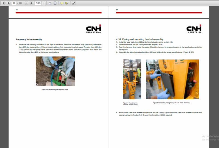 New Holland Service Manual Europe