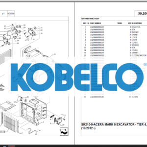KOBELCO PARTS MANUAL PDF DVD