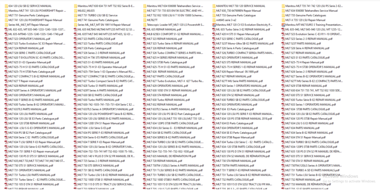 Manitou mlt series manual machinecatalogic.com