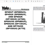 Yale Forklift Service Maintenance Manual Full Model DVD