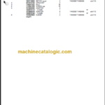 TAKEUCHI TB014 Compact Excavator Parts Manual