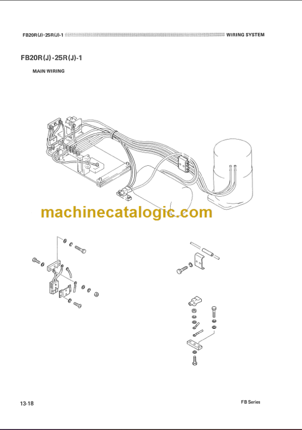 KOMATSU FB10-14S-15S-18S SHOP MANUAL