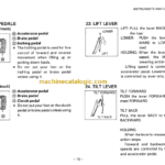 KOMATSU FD35 40 50-5 OPERATION MANUAL