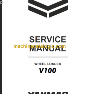 YANMAR V100 SERVICE MANUAL