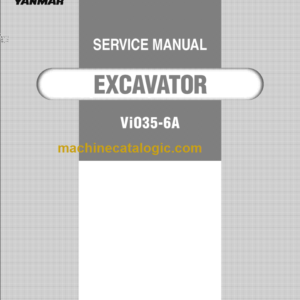 YANMAR ViO35-6A SERVICE MANUAL