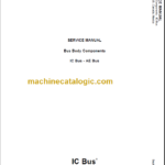NAVISTAR IC BUS-AE BUS SERVICE MANUAL