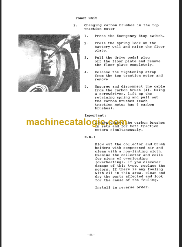 KOMATSU FB16M(V)-1E SHOP MANUAL