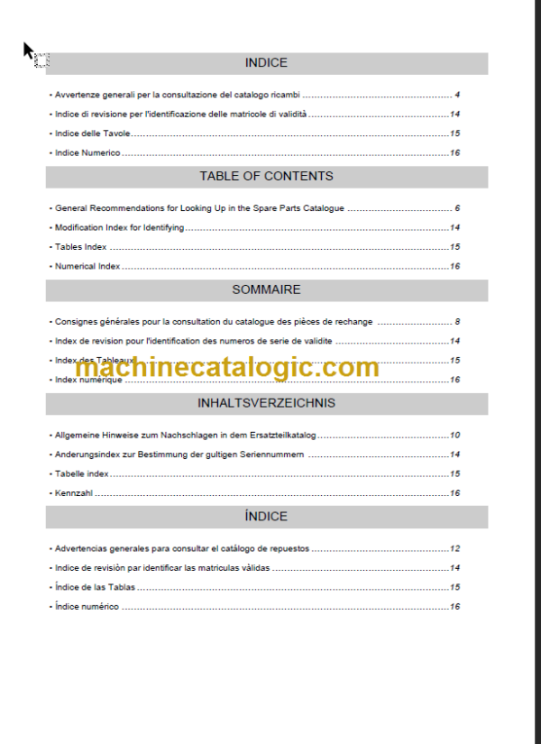 KOMATSU MWP30J-1R PARTS CATALOGUE