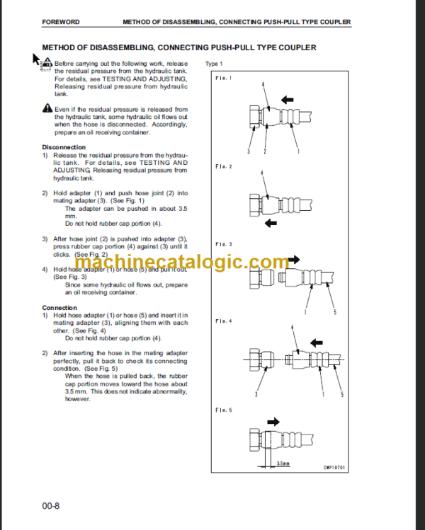 KOMATSU S4D95LE-3E SERVICE MANUAL