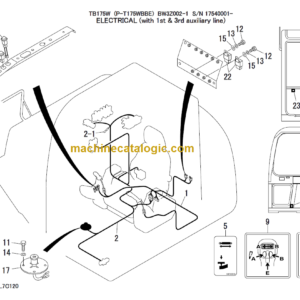 TAKEUCHI TB175W Hydraulic Excavator Parts Manual