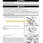 KOMATSU FH40-2 FH45-2 OPERATION MANUAL