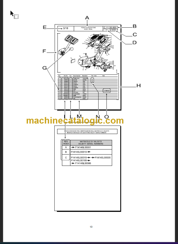 KOMATSU MWP30J-1R PARTS CATALOGUE