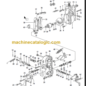 TAKEUCHI TB175W Hydraulic Excavator Engine Parts Manual