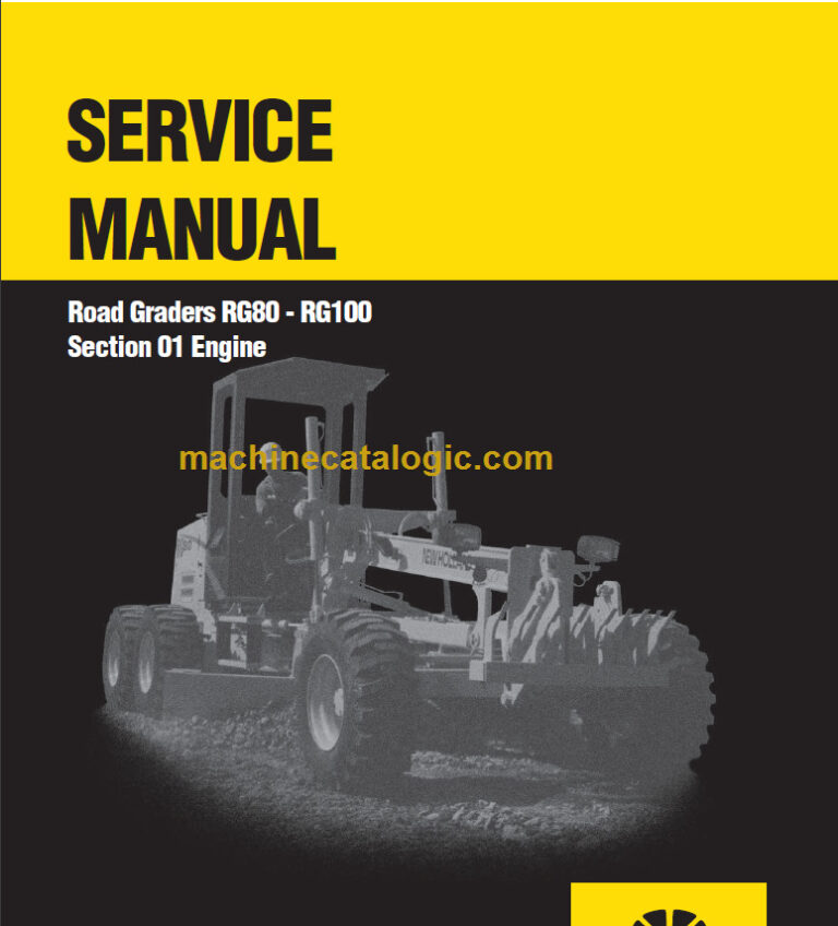 NEW HOLLAND RG80-RG100 SERVICE MANUAL