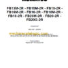 KOMATSU FB13M-2R FB15M-2R PARTS CATALOGUE