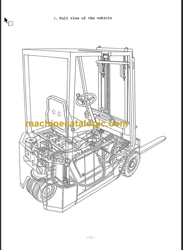 KOMATSU FB18M-1E SHOP MANUAL