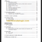 KOMATSU FD100 FD115-7 FD135 OPERATION MANUAL