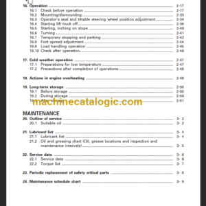 KOMATSU FD100 FD115-7 FD135 OPERATION MANUAL