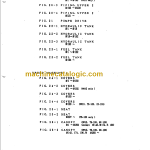 TAKEUCHI TB10S Compact Excavator (Body) Parts Manual