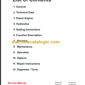 YANMAR SV85 SERVICE MANUAL