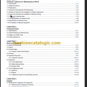 YANMAR VIO10-2 SERVICE MANUAL