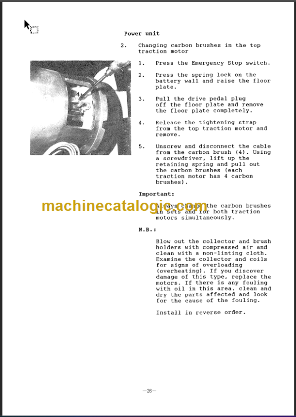 KOMATSU FB18M-1E SHOP MANUAL