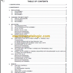 EATON 8 SPEED-9 SPEED-13 SPEED SERVICE MANUAL