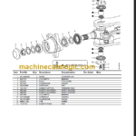 KOMATSU FB13M-2R FB15M-2R PARTS CATALOGUE