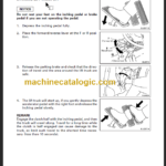 KOMATSU FD100 FD115-7 FD135 OPERATION MANUAL