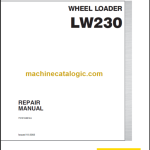 NEW HOLLAND LW230 REPAIR MANUAL