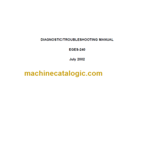 NAVISTAR EGES-240 DIAGNOSTIC-TROUBLESHOOTING MANUAL