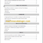 KOMATSU FB22H-3R FB25H-3R PARTS CATALOGUE