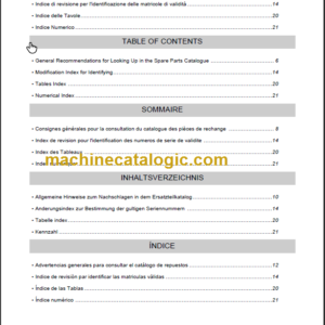 KOMATSU FB22H-3R FB25H-3R PARTS CATALOGUE