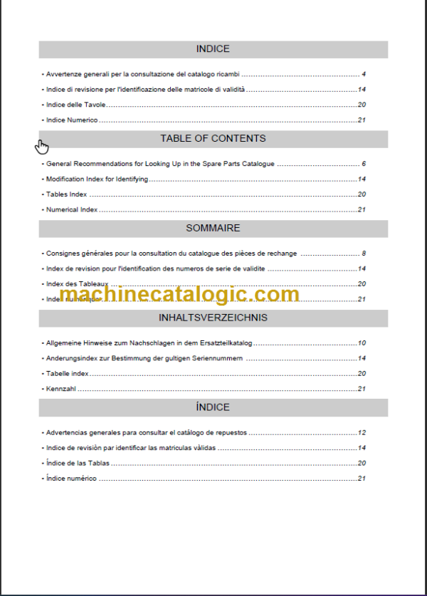 KOMATSU FB22H-3R FB25H-3R PARTS CATALOGUE