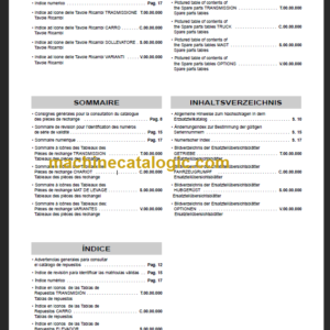 KOMATSU FB20H-2R FB25H-2R PARTS CATALOGUE