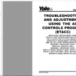 Yale Forklift Service Maintenance Manual Full Model DVD