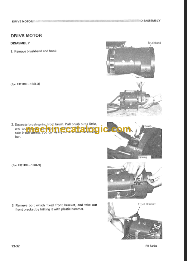 KOMATSU FB10-14S-15S-18S SHOP MANUAL