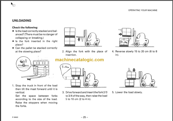 KOMATSU FD35 40 50-5 OPERATION MANUAL