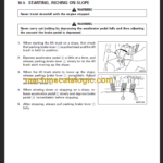 KOMATSU FD150E-7 FD160E-7 OPERATION MANUAL