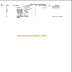 TAKEUCHI TL140 BT9Z009-2 CRAWLER LOADER PARTS MANUAL