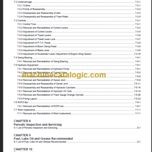 YANMAR SK08 SERVICE MANUAL