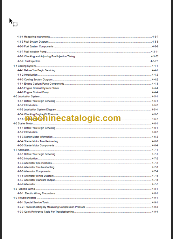 YANMAR V7 SERVICE MANUAL