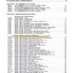 KOMATSU CX20 PARTS MANUAL