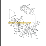 KOMATSU CX20 PARTS MANUAL