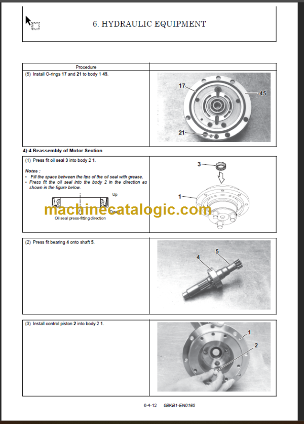 YANMAR SK08 SERVICE MANUAL