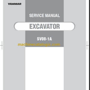 YANMAR SV08-1A SV08-1AS SERVICE MANUAL