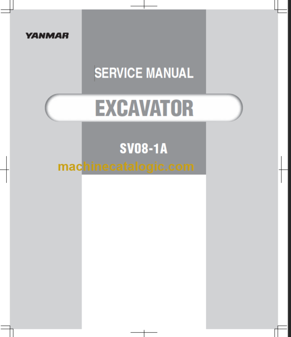 YANMAR SV08-1A SV08-1AS SERVICE MANUAL