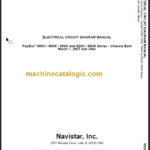 NAVISTAR 5500i-5600i-5900i-9200i-9900i Series ELECTRICAL CIRCUIT DIAGRAM MANUAL