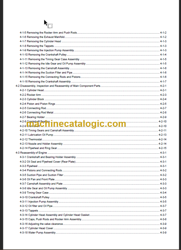 YANMAR SV08-1A SV08-1AS SERVICE MANUAL