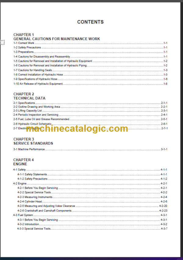 YANMAR V8 SERVICE MANUAL